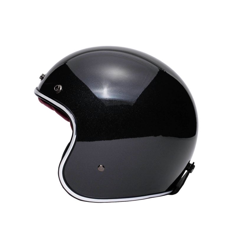 CASQUE JET THE CLASSIC - MÂRKÖ (Noir/Rouge)