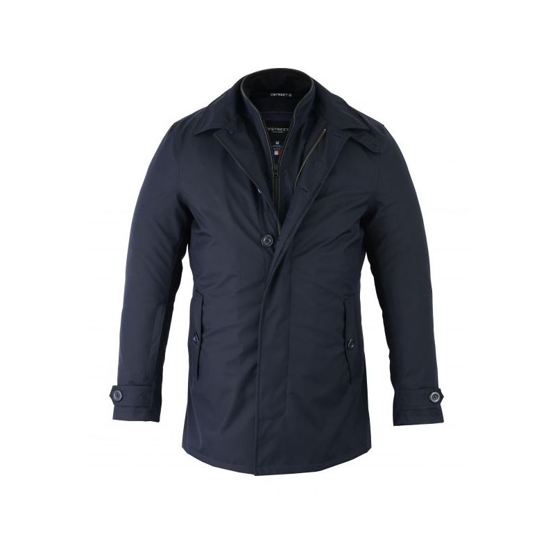 VESTE TEXTILE TRENCH COAT BLEUE - VSTREET