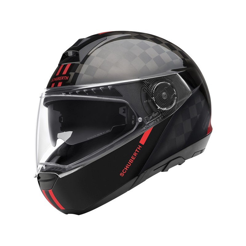 CASQUE C4 PRO CARBON ECE Fusion Red-SCHUBERTH