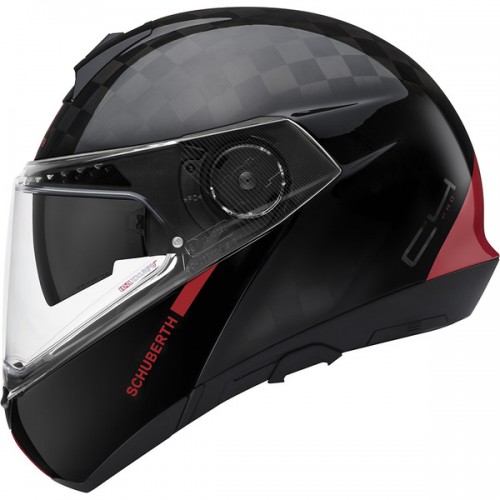 CASQUE C4 PRO CARBON ECE Fusion Red-SCHUBERTH