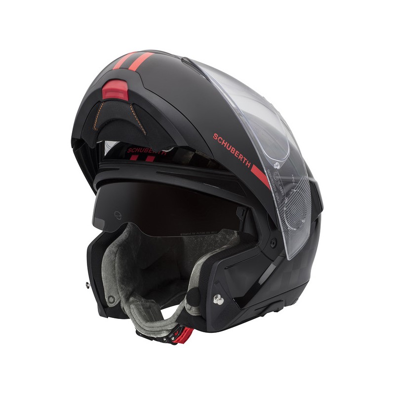 CASQUE C4 PRO CARBON ECE Fusion Red-SCHUBERTH