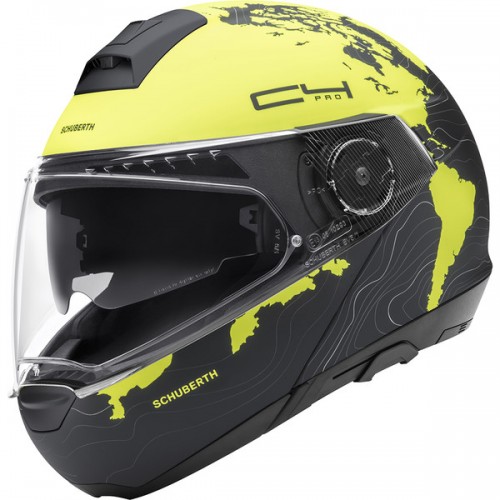 CASQUE C4 PRO ECE Magnitudo Yellow-SCHUBERTH