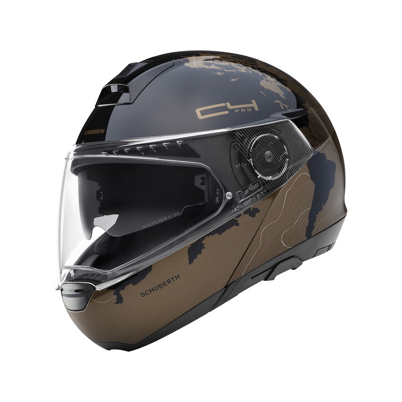 CASQUE C4 PRO ECE Magnitudo Brown-SCHUBERTH