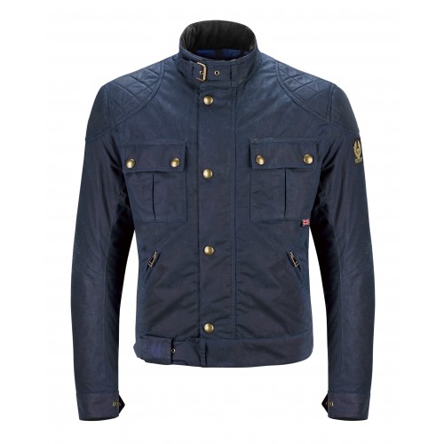 BLOUSON Belstaff BROOKLANDS WAX8oz NAVY BLUE