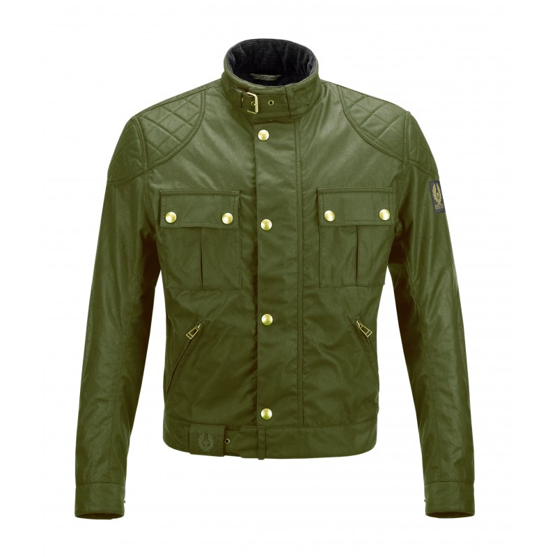 Blouson BELSTAFF - Brooklands Waxed 8oz Cotton British Green