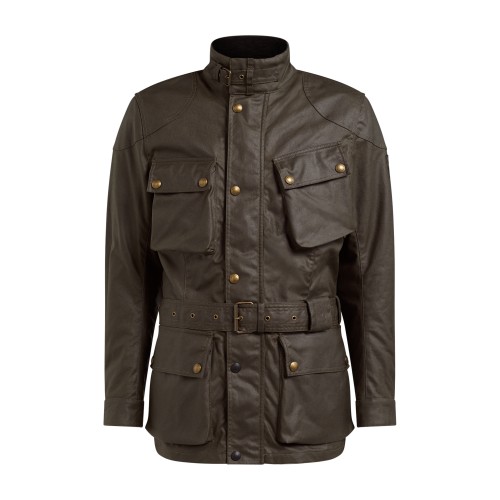 VESTE TRIALMASTER PRO WAX10OZ MAHOGANY-BELSTAFF