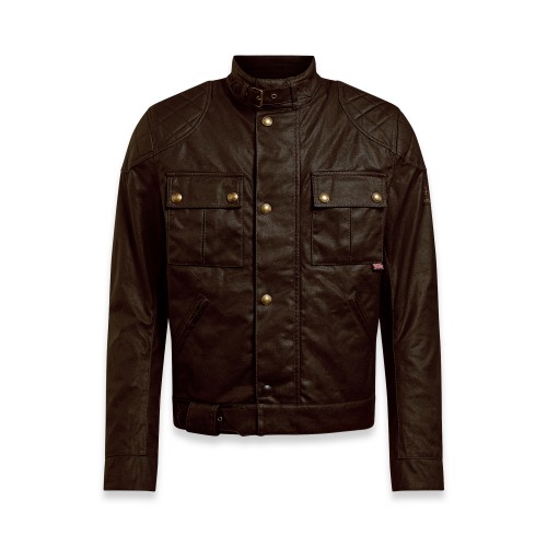 BLOUSON BROOKLANDS 2.0 WAX MAHOGANY-BELSTAFF