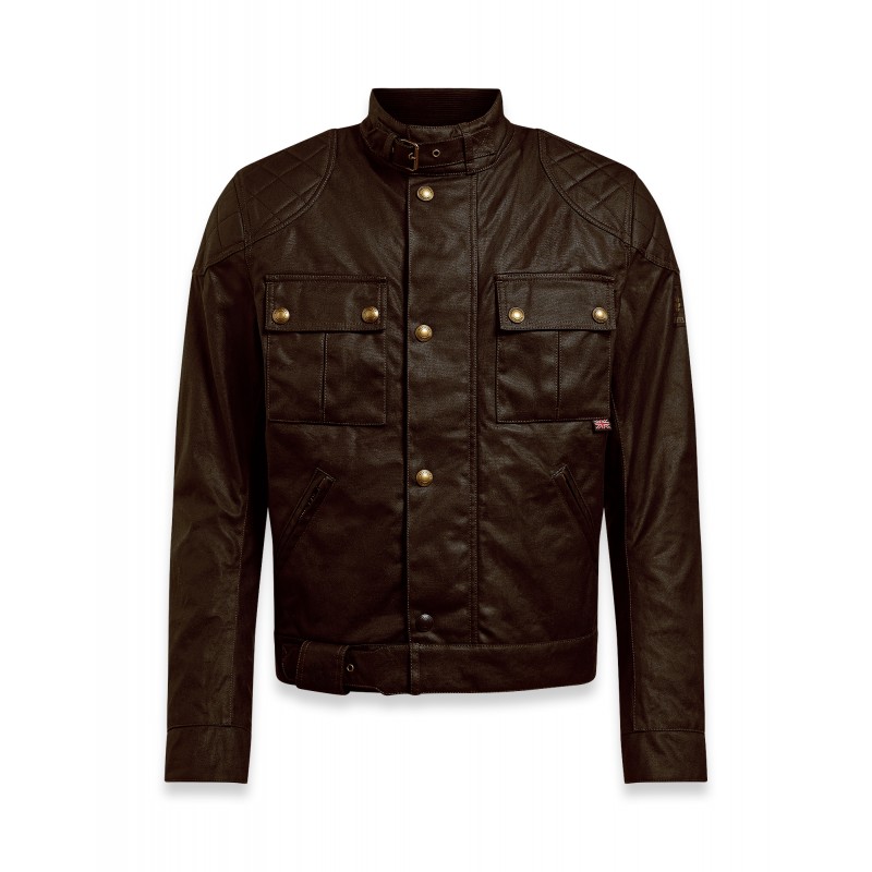 BLOUSON BROOKLANDS 2.0 WAX MAHOGANY-BELSTAFF