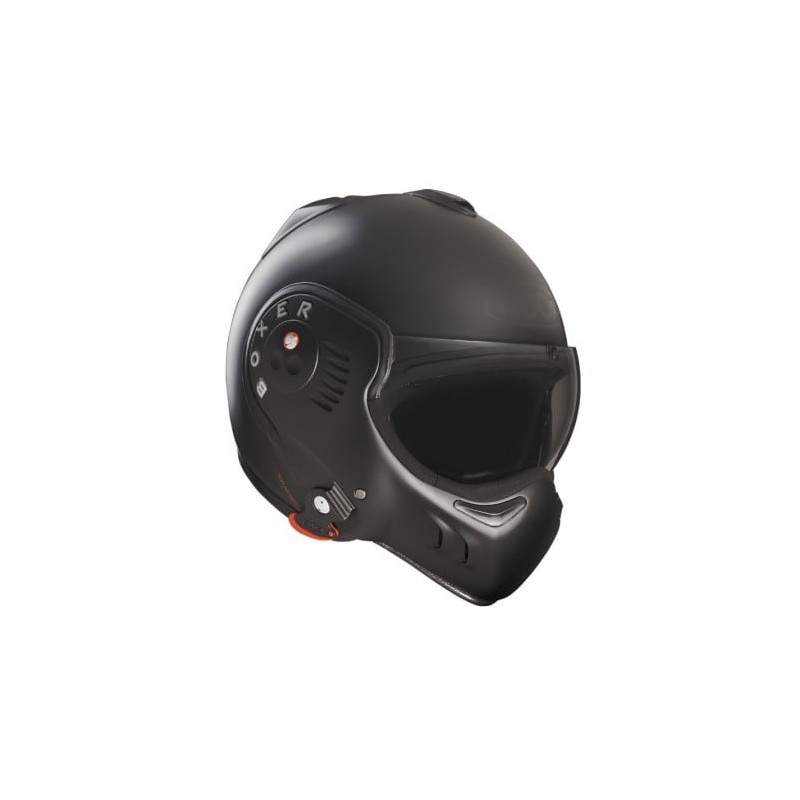 CASQUE MODULABLE BOXER V8 FULL BLACK-ROOF