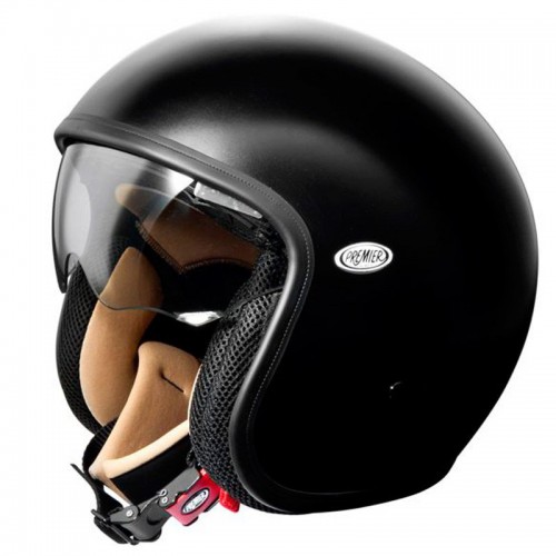 CASQUE MOTO JET VINTAGE MAT - PREMIER