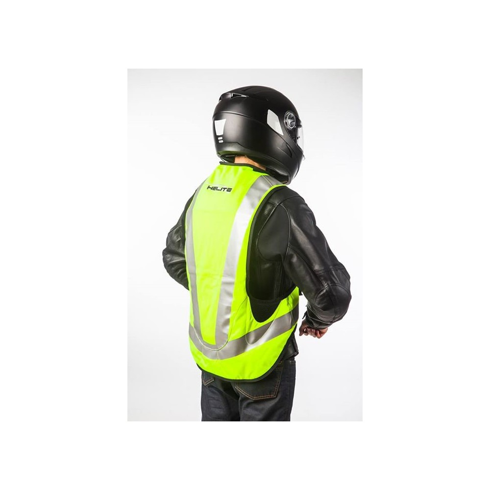 Gilet airbag moto Helite Airnest Turtle Fluo High Visibility