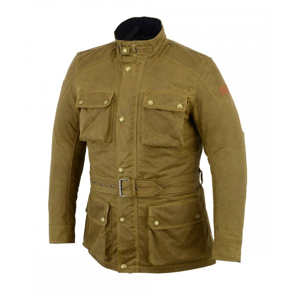 Veste Moto Le Ciré par Original Driver Veste en coton huilé élégante
