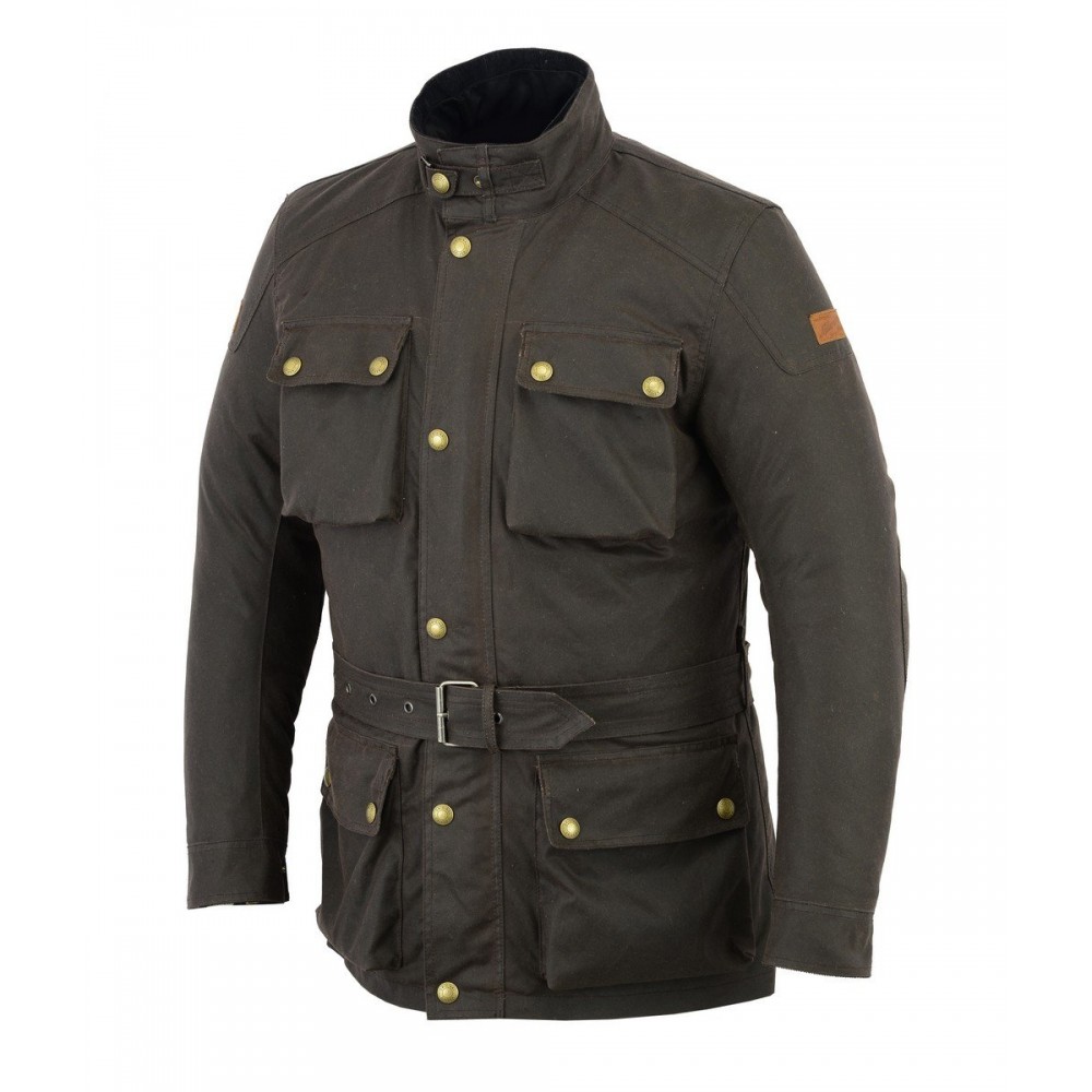 Veste Moto Le Ciré par Original Driver Veste en coton huilé élégante