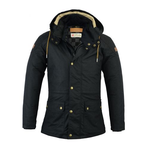 BLOUSON MOTO HOMME LE WAX - ORIGINAL DRIVER NOIR