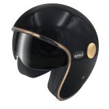 Casque Moto Jet BOREAL -MÂRKÖ (Black/Gold)