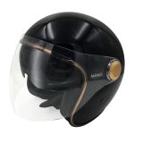 Casque Moto Jet BOREAL -MÂRKÖ (Black/Gold)