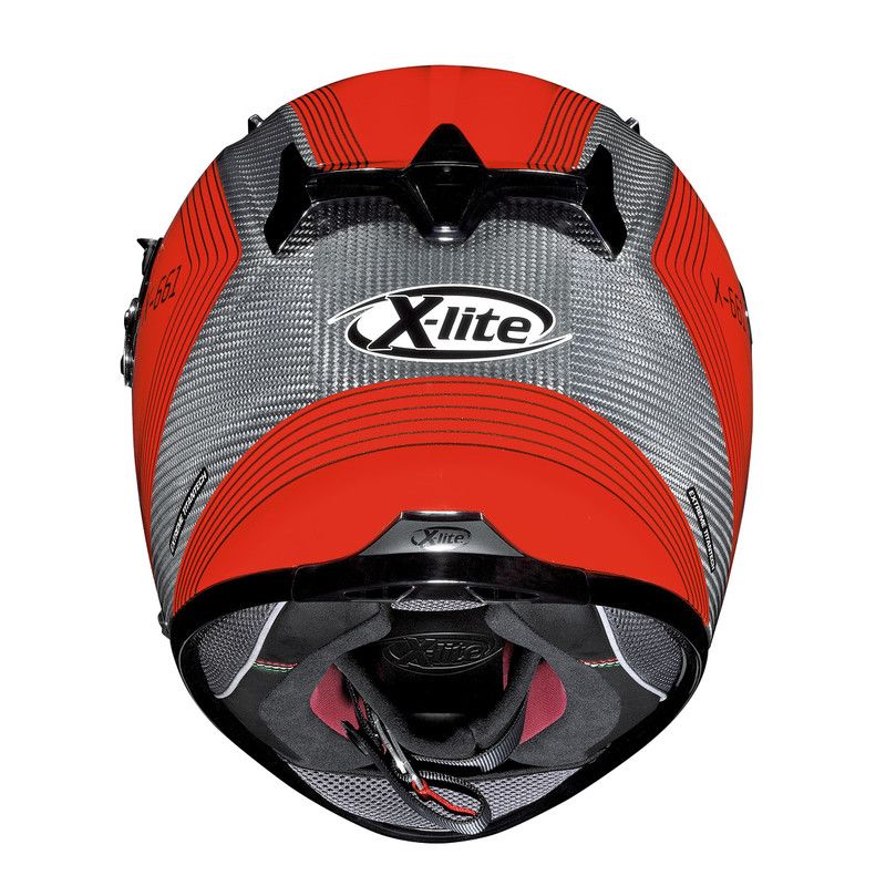 Casque Moto Intégral NOLAN - X661 Extreme Titantech Tinto n-Com Red