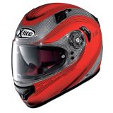 Casque Moto Intégral NOLAN - X661 Extreme Titantech Tinto n-Com Red