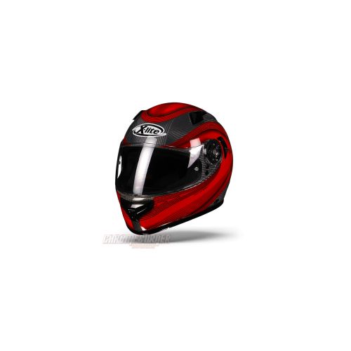 Casque Moto Intégral NOLAN - X661 Extreme Titantech Tinto n-Com Red