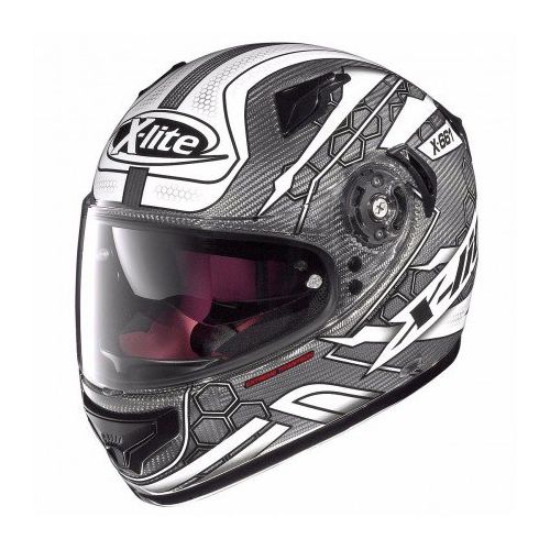 Casque Moto Intégral NOLAN - X661 Extreme Titantech Honeycomb n-Com Flat Titanium