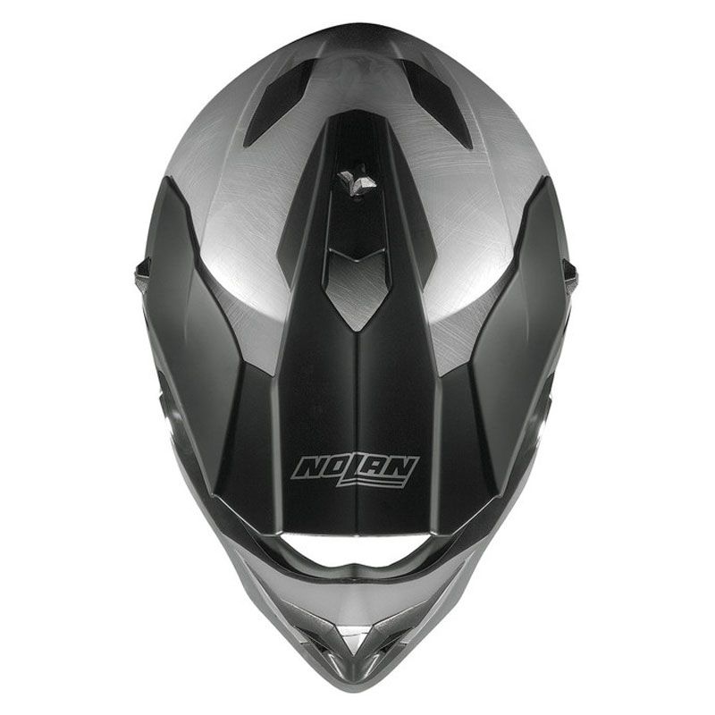 Casque Mototocross NOLAN - N53 Smart Scratched Chrome