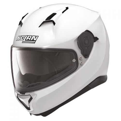 Casque Moto Intégral NOLAN - N87 Classic N-Com Metal White