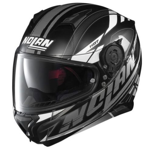 Casque Moto Intégral NOLAN - N87 Fulmen n-Com Flat Black/White