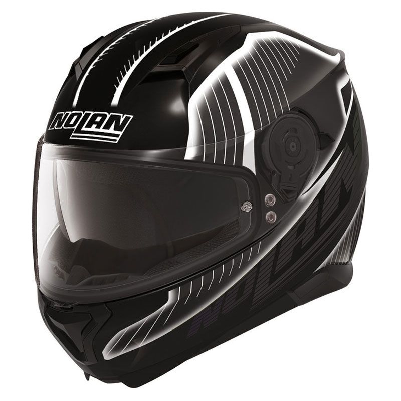 Casque Moto Intégral NOLAN - N87 Harp N-Com Metal Black