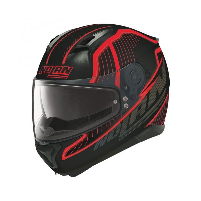 Casque Moto Intégral NOLAN - N87 Harp N-Com Flat Black/Red