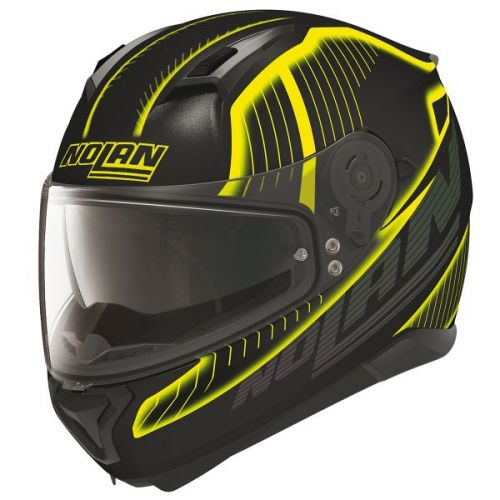 Casque Moto Intégral NOLAN - N87 Harp N-Com Flat Black/Yellow