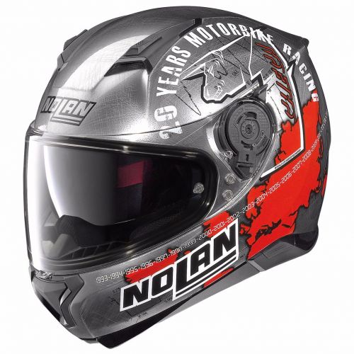 Casque Moto Intégral NOLAN - N87 Iconic Replica n-Com Scratched C. Checa