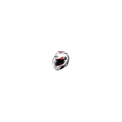 Casque Moto Modulable NOLAN - X1004 Nordhelle n-Com Metal White/Red-Black