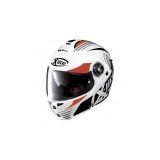 Casque Moto Modulable NOLAN - X1004 Nordhelle n-Com Metal White/Red-Black