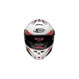 Casque Moto Modulable NOLAN - X1004 Nordhelle n-Com Metal White/Red-Black