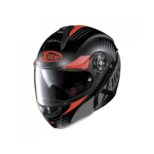 Casque Moto Modulable NOLAN - X1004 Nordhelle n-Com Flat Black/Red