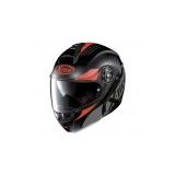 Casque Moto Modulable NOLAN - X1004 Nordhelle n-Com Flat Black/Red