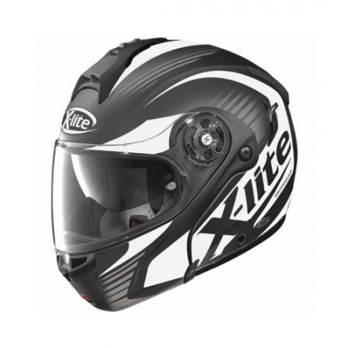 Casque Moto Modulable NOLAN - X1004 Nordhelle n-Com Flat Black/white