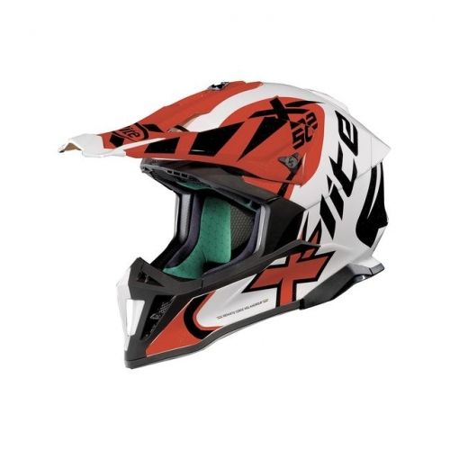 Casque Moto Motocross NOLAN - X502 Xtrem Metal White