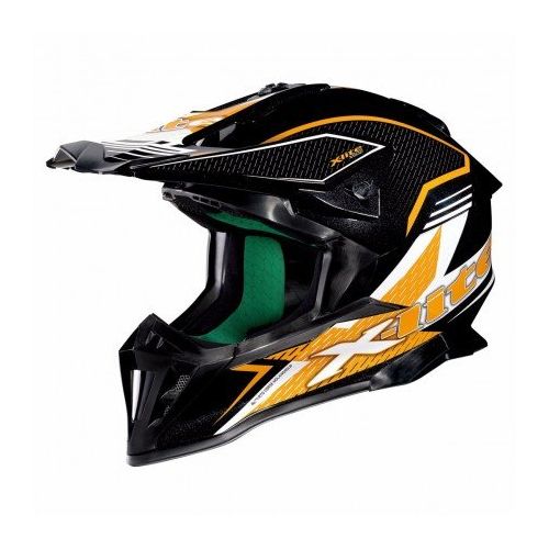 Casque Moto Motocross NOLAN - X502 Backflip Metal Black/orange