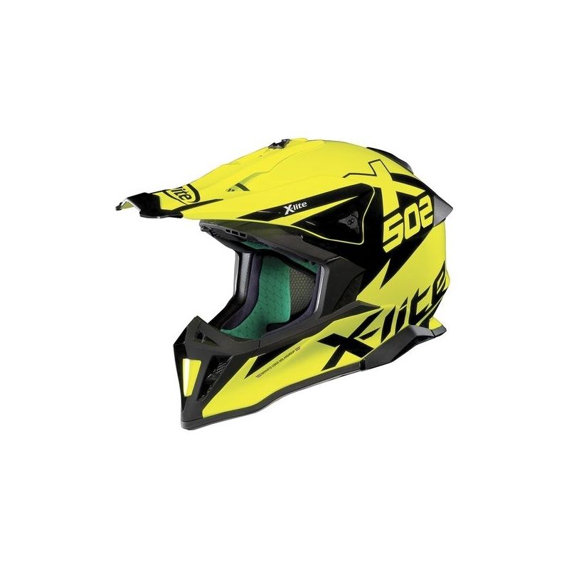 Casque Moto Motocross NOLAN - X502 Matris Led Yellow