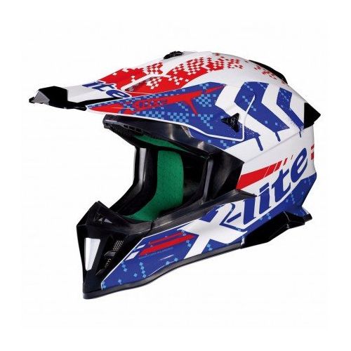 Casque Moto Motocross NOLAN - X502 Nac-nac Metal Black/blue