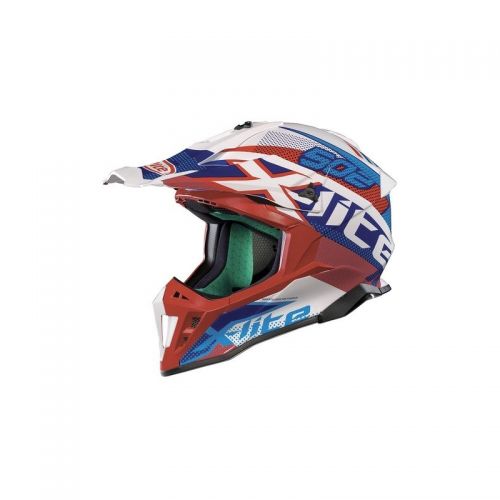 Casque Moto Motocross NOLAN - X502 Resistencia Metal White