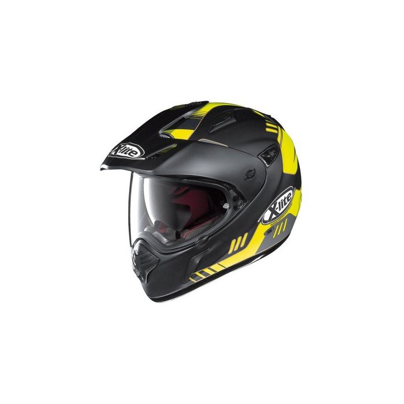 Casque Moto Intégral NOLAN - X551 GT Calama N-Com Flat Black/Yellow