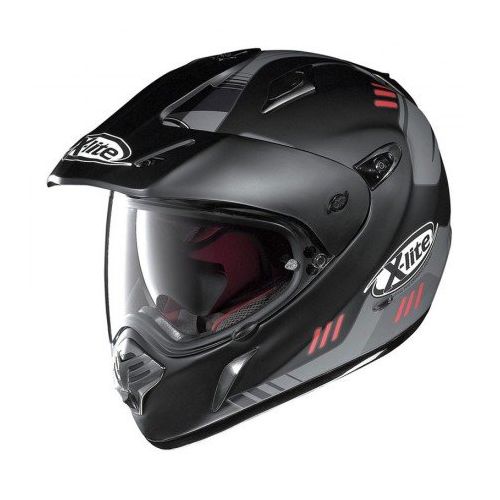 Casque Moto Intégral NOLAN - X551 GT Calama N-Com Flat Black/Red