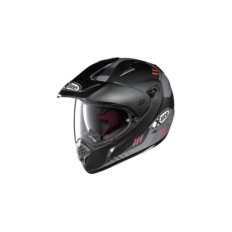 Casque Moto Intégral NOLAN - X551 GT Calama N-Com Flat Black/Red