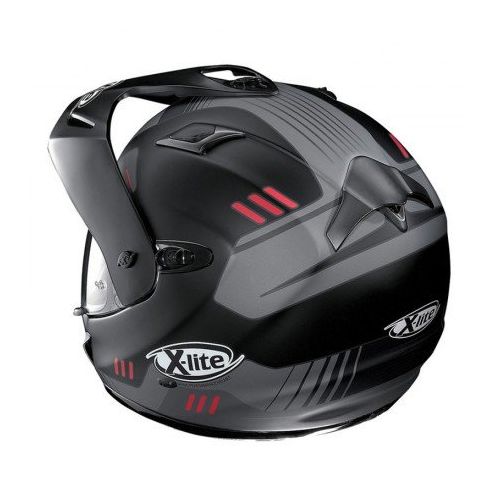 Casque Moto Intégral NOLAN - X551 GT Calama N-Com Flat Black/Red