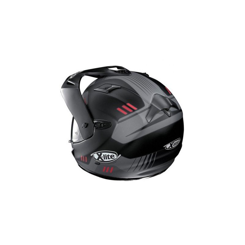 Casque Moto Intégral NOLAN - X551 GT Calama N-Com Flat Black/Red