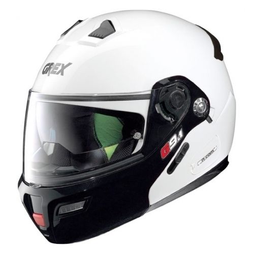 Casque Moto Modulable NOLAN - G9.1 Evolve Couplé n-Com Metal White