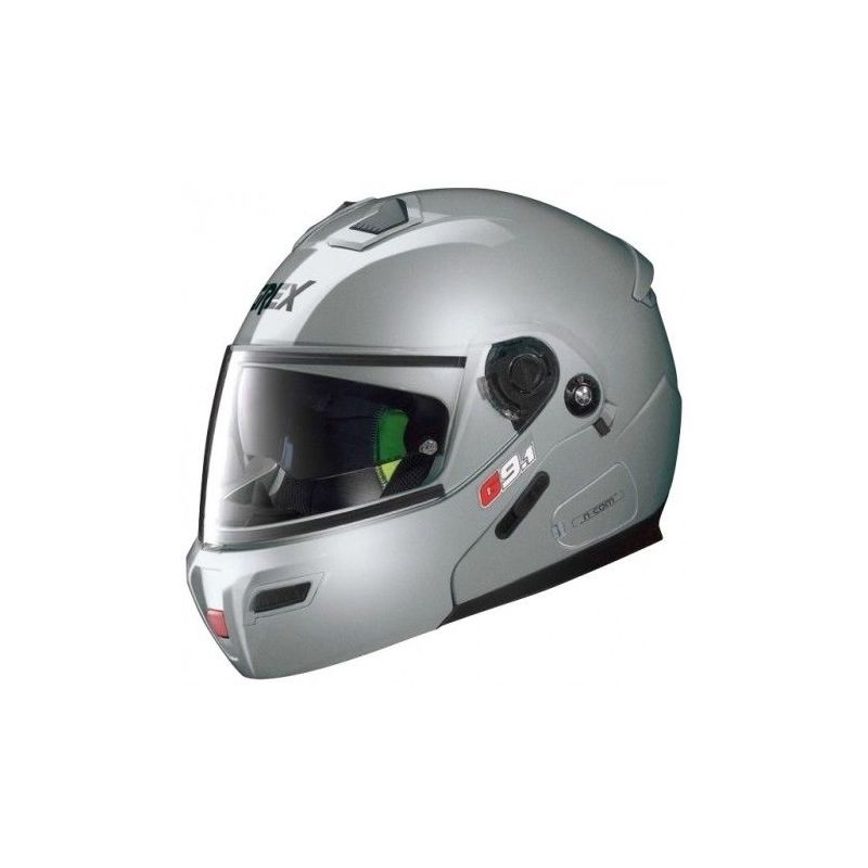 Casque Moto Modulable NOLAN - G9.1 Evolve Kinetic n-Com Metal Silver