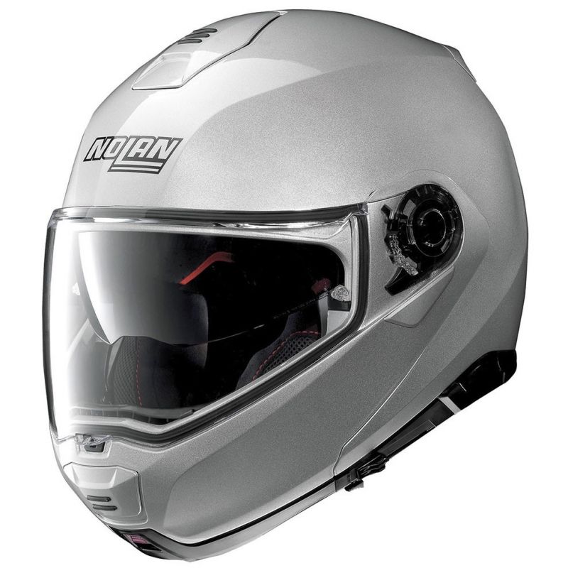 Casque Moto Modulable NOLAN - N100 5 Classic n-Com Platinum Silver